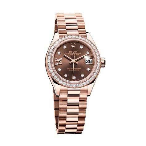 rolex datejust 28 everose gold price